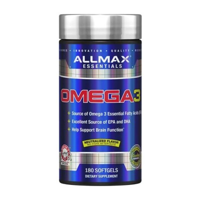 Allmax Omega 3 Fatty Acids 180 softgels