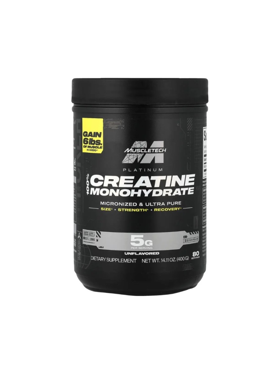Muscletech Platinum 100% Creatine Unflavored 400g