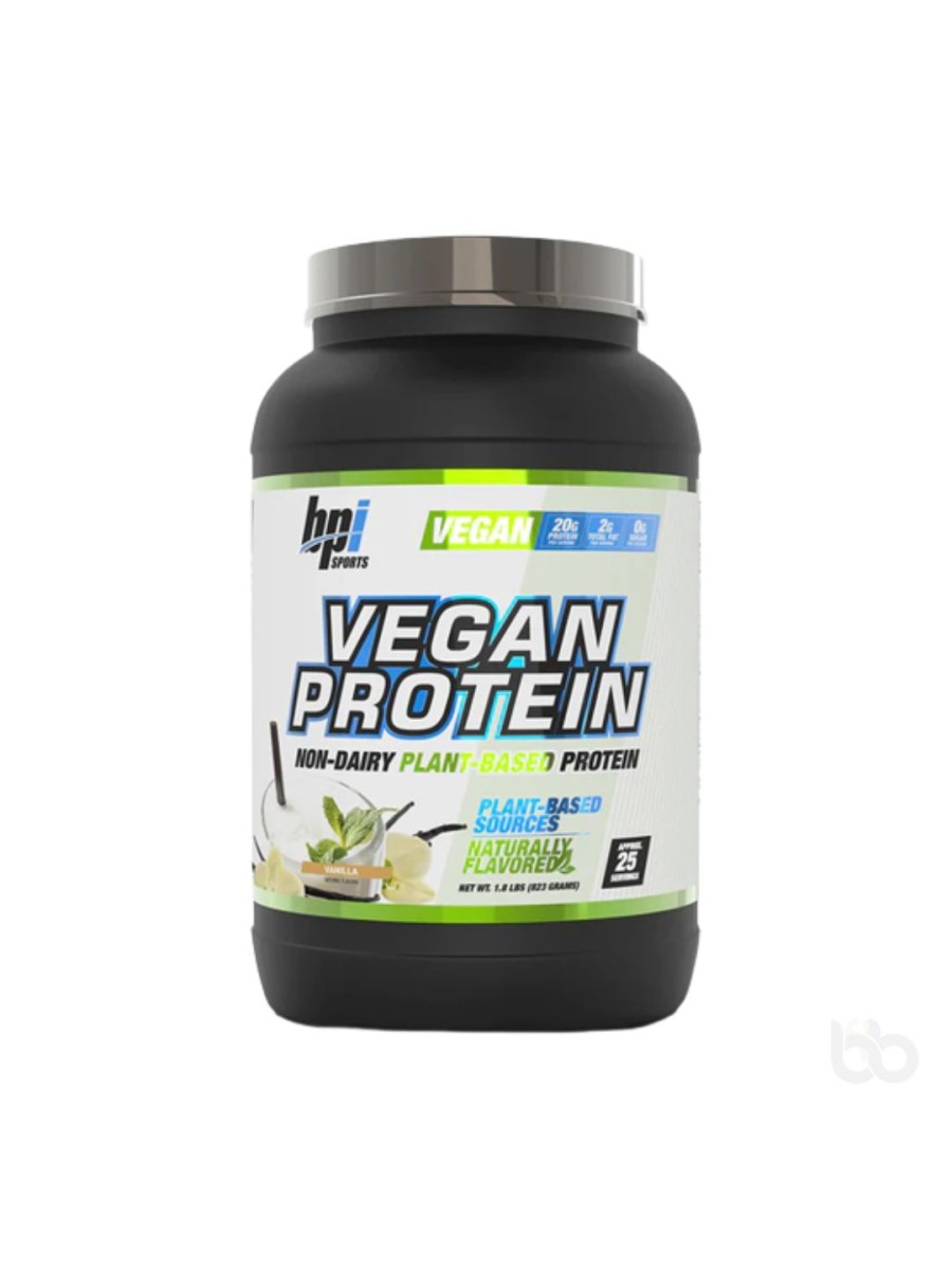 BPI Sports Vegan Protein Non-Dairy Plant-Based Protein 1.8lbs (25 Servings)