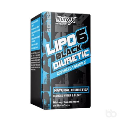 Nutrex Lipo6 Black Diuretic 80 Capsules