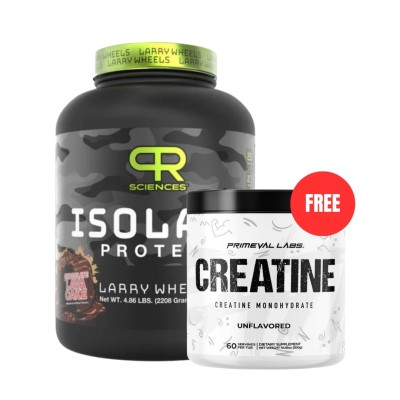 PR Sciences ISOLATE Protein 4.8lbs + PM Creatine Free