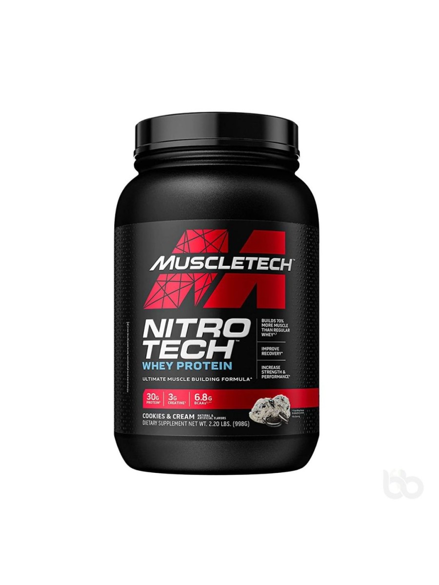 Muscletech Nitro Tech Whey Protein NEW 2lbs