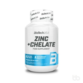 BiotechUSA Zinc + Chelate 60 tablets