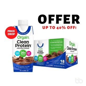 Orgain Protein Shake RTD 18/pack