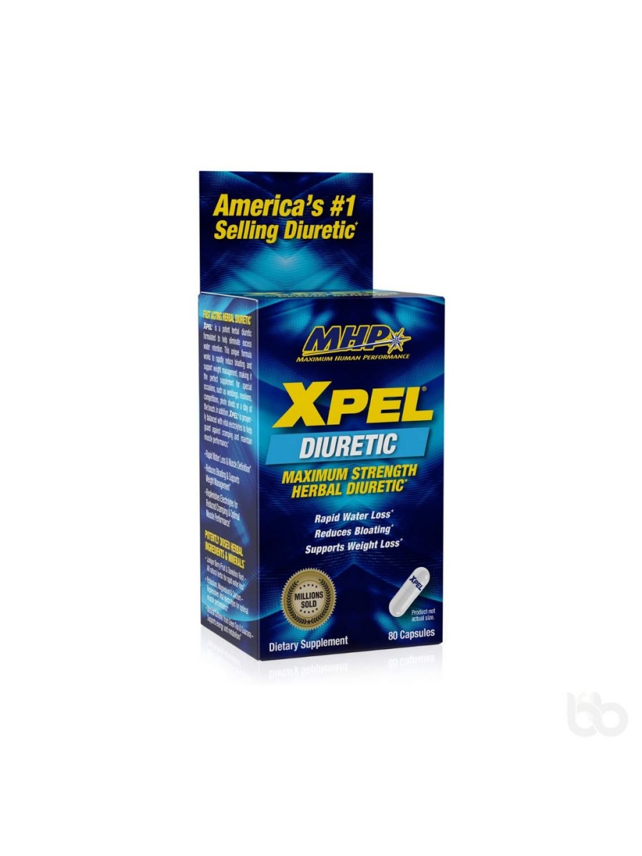 Xpel Diuretic with Maximum Strength (80 Capsules) by MHP at the