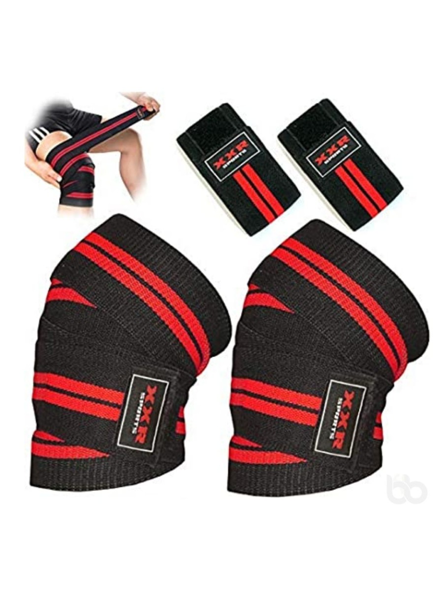 GNG Weightlifting Knee Wraps 40 Inches