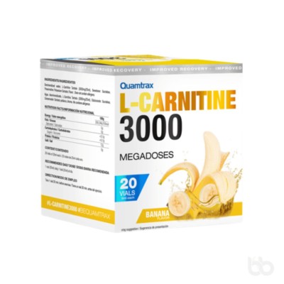 Quamtrax Nutrition L-carnitine Shots 20pc x 2mL