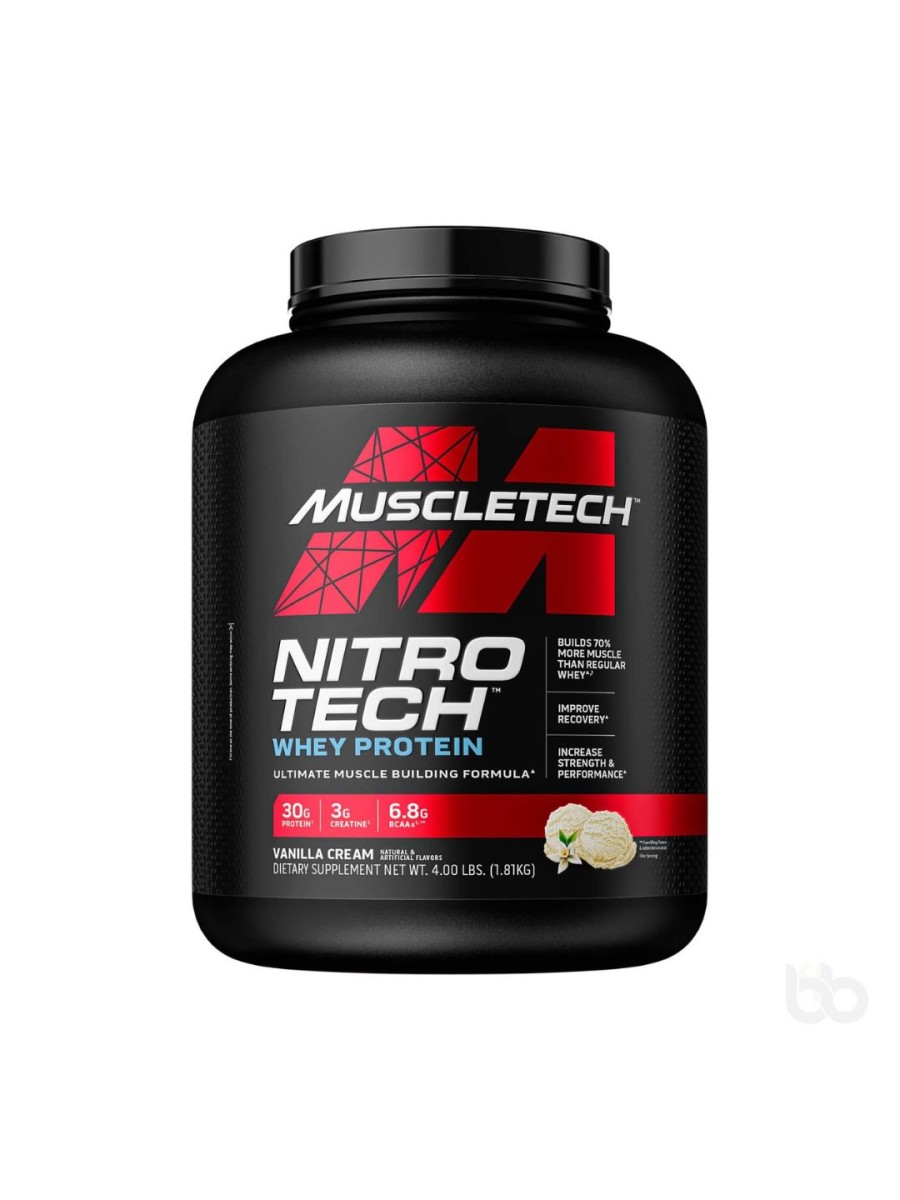 Muscletech Nitro Tech Whey Protein NEW 4lbs