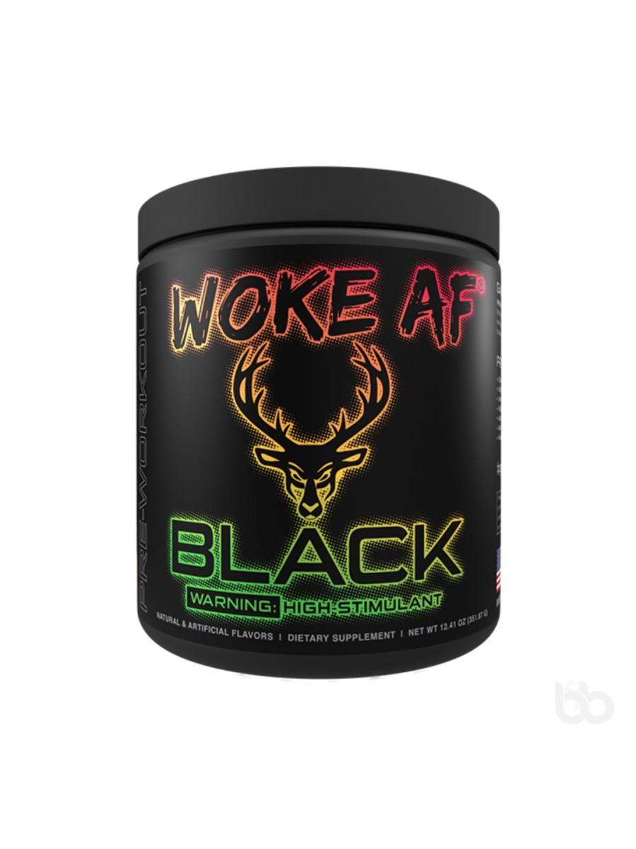 Bucked Up Woke AF Preworkout BLACK 30 servings