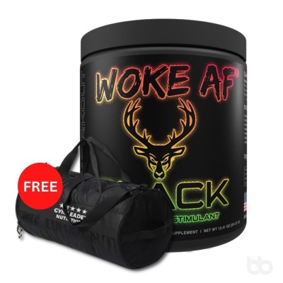 Bucked Up Woke AF Preworkout BLACK 30 servings